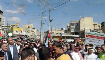 مسيرة في الأردن نصرة للأقصى/سياسة/العربي الجديد
