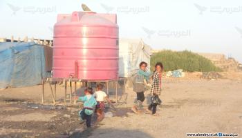 الوضع في مخيمات مدينة الرقة سيئ من ناحية المياه النظيفة (أسامة الخلف/العربي الجديد)