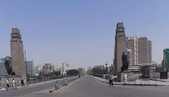 شوارع القاهرة الخالية أثارت ردود وتعليقات على مواقع التواصل (تويتر)