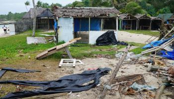أضرار ناجمة عن زلزال في فانواتو في المحيط الهادئ (فيليب كاريو/ فرانس برس) 