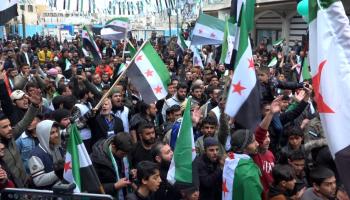 السوريون يحيون الذكرى الثانية عشرة للثورة السورية ضد النظام