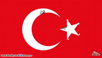 كاريكاتير اردوغان و كلجدار/ المهندي 