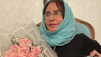 فوزية أبو خالد في حفل توقيع كتابها الأخير 