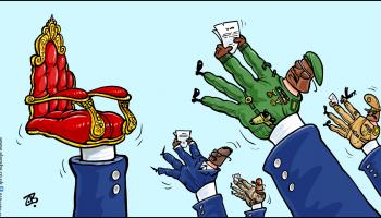 كاريكاتير انقلابات افريقيا / حجاج
