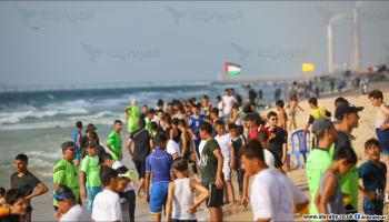كرنفال غزة للسباحة (عبد الحكيم أبو رياش)