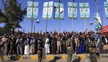 إعدامات الحوثيين إعدام 9 متهمين في صنعاء عام 2021