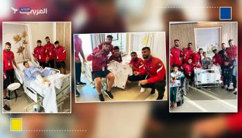 "العربي الجديد" يوثق زيارة لاعبي منتخب فلسطين لجرحى غزة في قطر