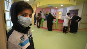 مستشفى "الحدباء" في الموصل ركيزة علاج مرضى الثلاسيميا في العراق (حيدر محمد علي/ فرانس برس)