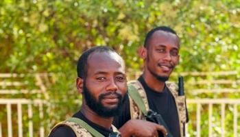 عنصران من الكتيبة (صفحة قائد الكتيبة المصباح أبو زيد طلحة إبراهيم على فيسبوك)