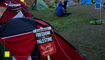 جامعة ساوس في لندن تنضم للحراك الطلابي في بريطانيا لأجل غزة