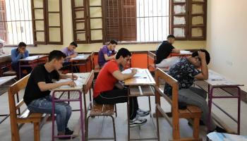 تلاميذ في امتحان التوجيهي في الأردن، يونيو 2024 (إكس)