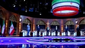 أولى المناظرات بين المرشحين إلى الانتخابات الرئاسية الإيرانية، 17 يونيو (رويترز)