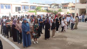 يستعدون لإجراء امتحانات التعليم المتوسط في ولاية الطارف شمال شرقي الجزائر 3 يونيو 2024 (العربي الجديد)