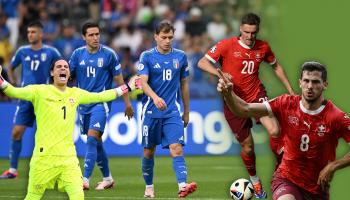أظهر نجوم سويسرا تفوقهم على إيطاليا (العربي الجديد/Getty)