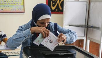 من الانتخابات التشريعية المصرية، 24 أكتوبر 2020 (إسلام صفوت/Getty)