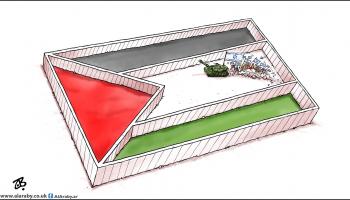 كاريكاتير مسيرة الأعلام / حجاج