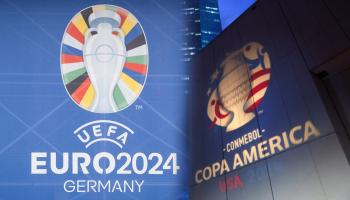 تُلعب بطولتي يورو وكوبا أميركا 2024 في نفس الفترة تقريباً (Getty)