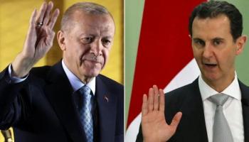 أردوغان والأسد (Getty)