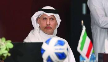 قرر أحمد الشاهين تقديم استقالته من رئاسة الاتحاد الكويتي لكرة القدم (إكس)