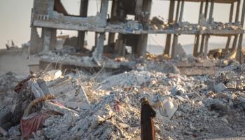 دمار بعد زلزال سورية في حلب - 18 فبراير 2024 (محمد سعيد/ الأناضول)