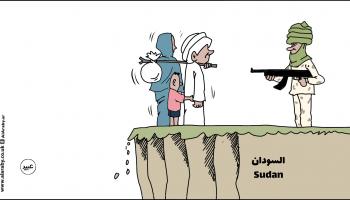كاريكاتير الدعم السريع والشعب السوداني / عبيد