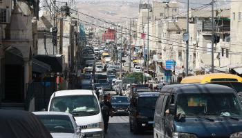 أزمة  مواصلات في العاصمة الأردنية عمان/ 22 مايو 2024، (خليل مزرعاوي/فرانس برس)
