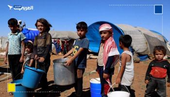 معاناة النازحين في شمال غرب سورية مع تفاقم أزمة المياه