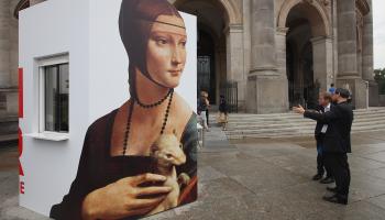 	 أعاد الباحثون إنشاء رائحة لوحة Lady With an Ermine لدافنشي (شون غالوب / Getty)