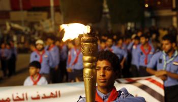 الاحتفال بذكرى الثورة في صنعاء، 26 سبتمبر 2022 (محمد حمود/Getty)