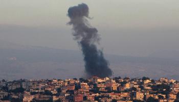 غارة إسرائيلية على قرية الخيام، جنوب لبنان 29 مايو 2024 (ربيع ضاهر/فرانس برس)