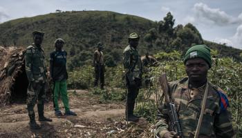قوات الكونغو الديمقراطية في مقاطعة شمال كيفو، 14 مايو 2024 (Getty)