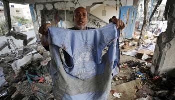 تعرضت 170 من منشآت أونروا في قطاع غزة للقصف، 6 يونيو 2024 (الأناضول)