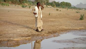 التغير المناخي في السودان يؤثر على توافر المياه، 6 يونيو 2024 (فرانس برس)