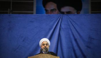 الرئيس الإيراني السابق حسن روحاني - طهران 13 مايو 2017 (Getty)