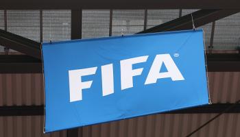 شعار فيفا في ملعب كولونيا في 15 يونيو 2024 في ألمانيا (كاثرين إيفيل/ Getty)