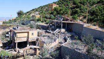 منزل مدمّر في شبعا جنوبي لبنان جراء الغارات الإسرائيلية، 26 يونيو 2024 (رامز دلة/الأناضول)