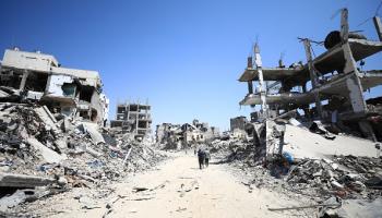آثار الدمار في حي الشجاعية شرق غزة، 10 يوليو 2024 (الأناضول)