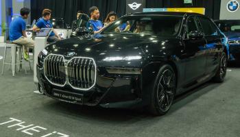 BMW i7 في معرض EvX للسيارات الكهربائية، ماليزيا، 21 يوليو 2024 (فارس حدزق/ Getty)