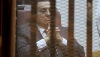 نظام مبارك ما زال في قفص الاتهام - القاهرة 21 مايو 2014 (Getty)