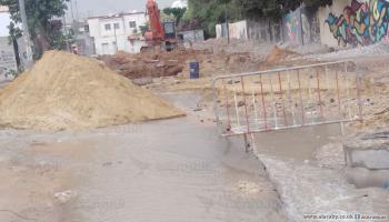 الأمطار الغزيرة تعطل الطرق في تونس (العربي الجديد)