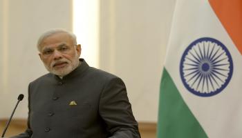  رئيس الوزراء الهندي ناريندرا مودي - غيتي