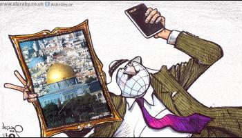 كاريكاتير سيلفي القدس / حداد