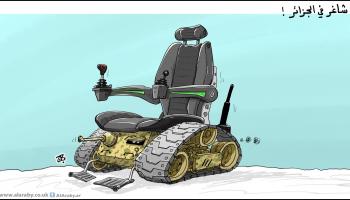 كاريكاتير كرسي الجزائر / حجاج