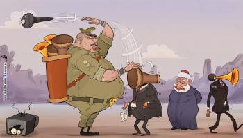 كاريكاتير اعلام القمع / فهد
