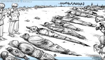 كاريكاتير حرية الصحافة / حجاج