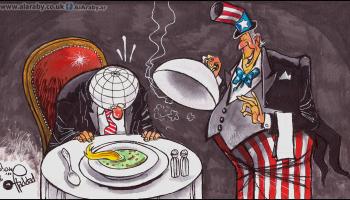 كاريكاتير ترامب والعالم / حداد