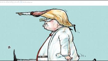كاريكاتير ترامب بن سلمان / حجاج
