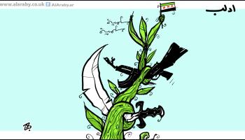 كاريكاتير مظاهرات ادلب / حجاج