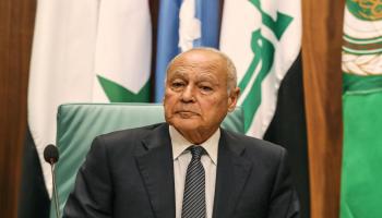 سياسة/أحمد أبو الغيط/(محمد الشاهد/فرانس برس)