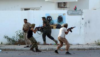ليبيا/سياسة/اشتباكات طرابلس/(محمود تركية/الأناضول)